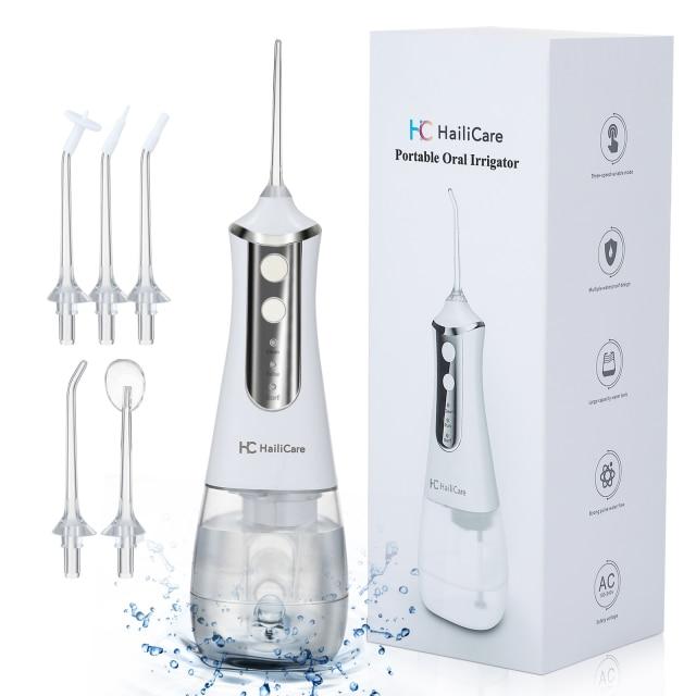 Cordless Dental Water Flosser and Oral Irrigator - Sterl Silver