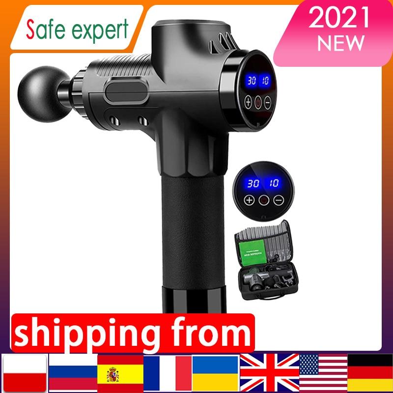 Massage gun Muscle Fascia Portable | With Portable Carry Case - Sterl Silver