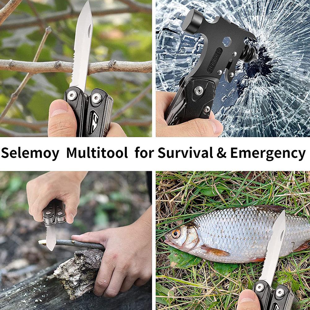 SAFELINE Safety Emergency Hammer Multi-Tool - Sterl Silver