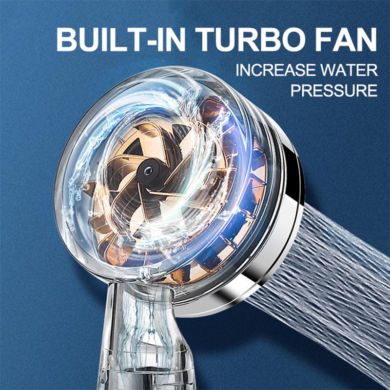 2021 New Turbo Shower Head - Sterl Silver