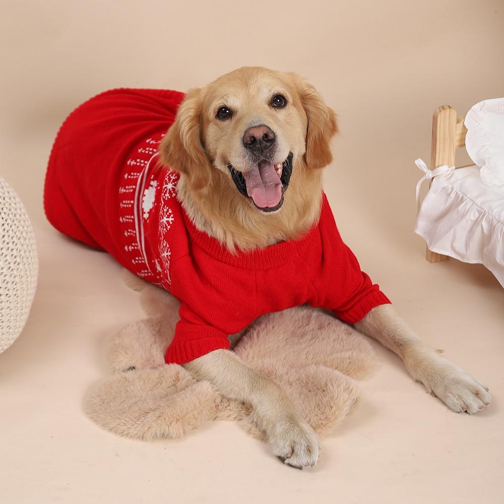 Holiday Snowflake Dog Sweater - Sterl Silver