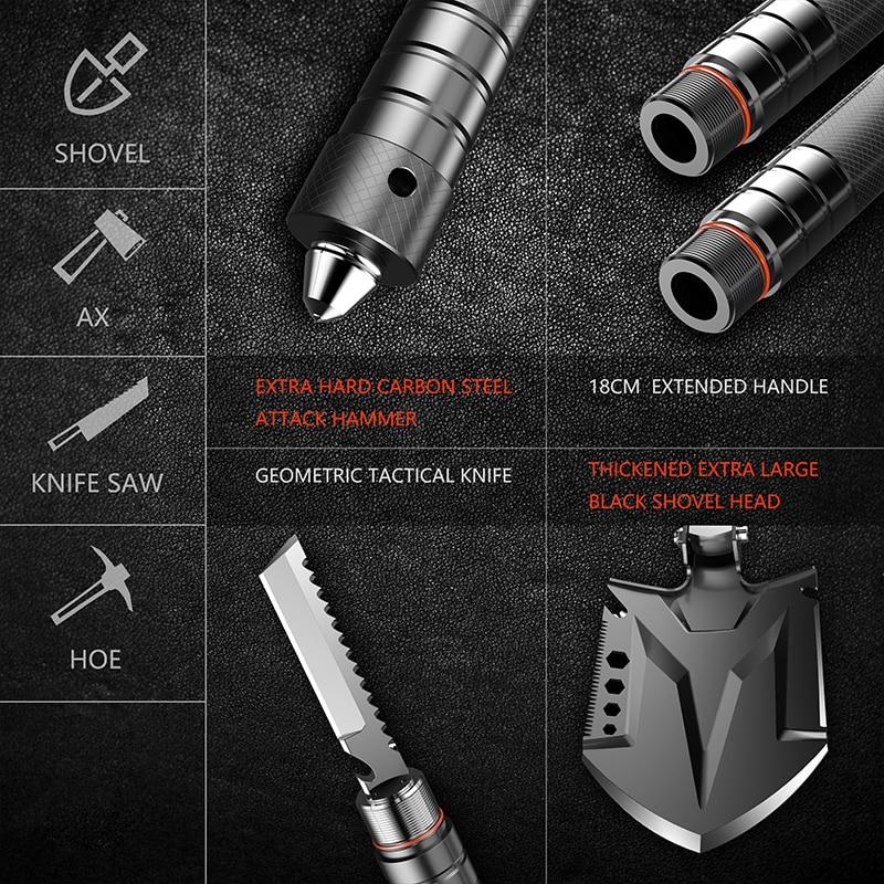 Indestructible Survival Shovel Military Survival Tactical Shovel - Sterl Silver